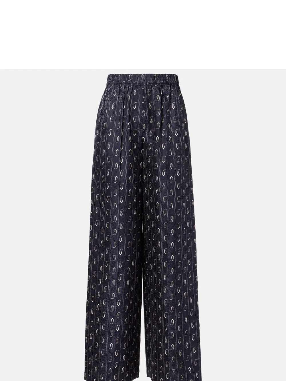 Tory Burch Paisley jacquard wide-leg pants and top set
